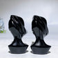 3.2" Black Obsidian Lady Carving Crystal Healing Bulk Wholesale