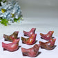 1.1" Rhodonite Bird Carving Crystal Healing Bulk Wholesale
