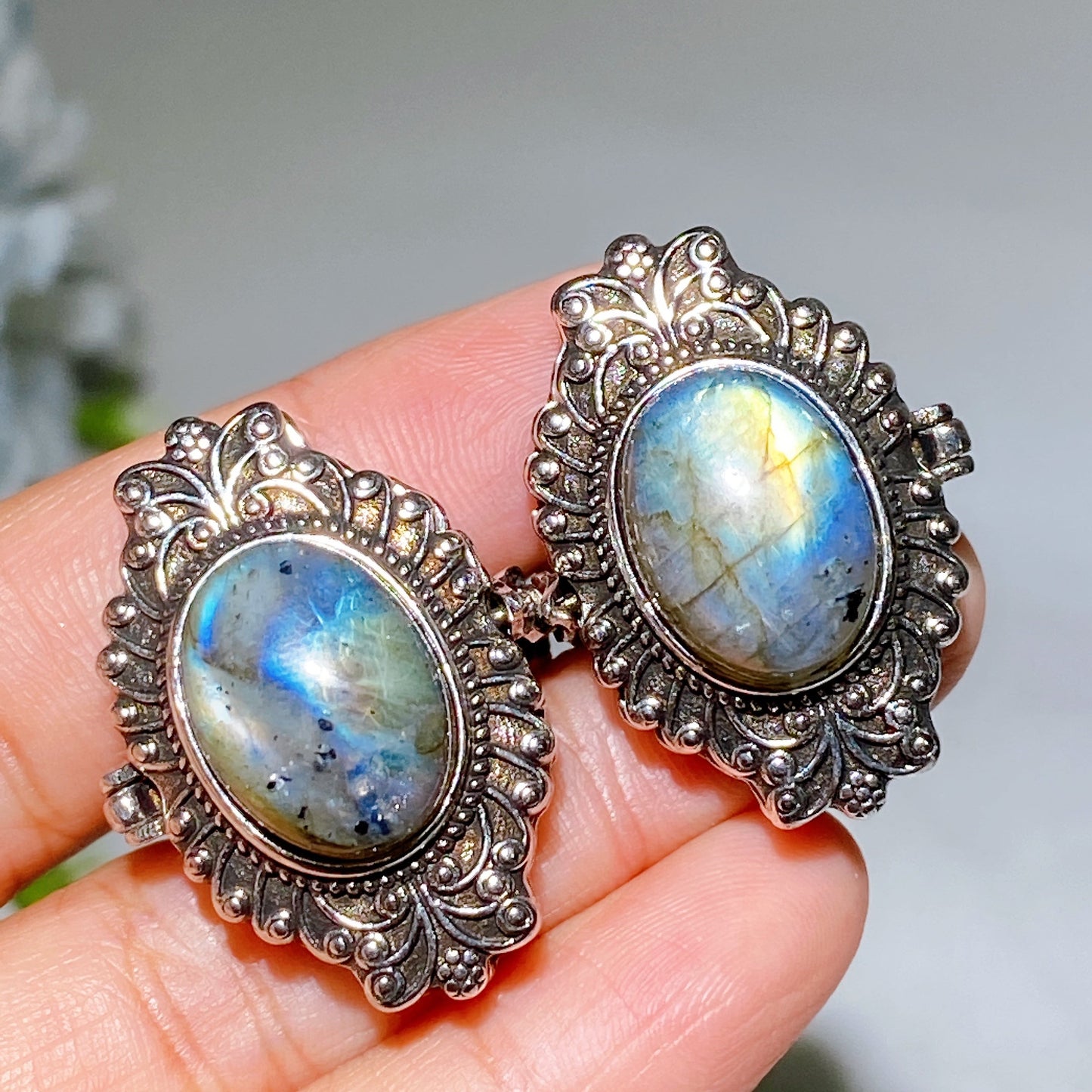 Cooper Silver Plated Crystal Poison Ring Crystal Healing Bulk Wholesale