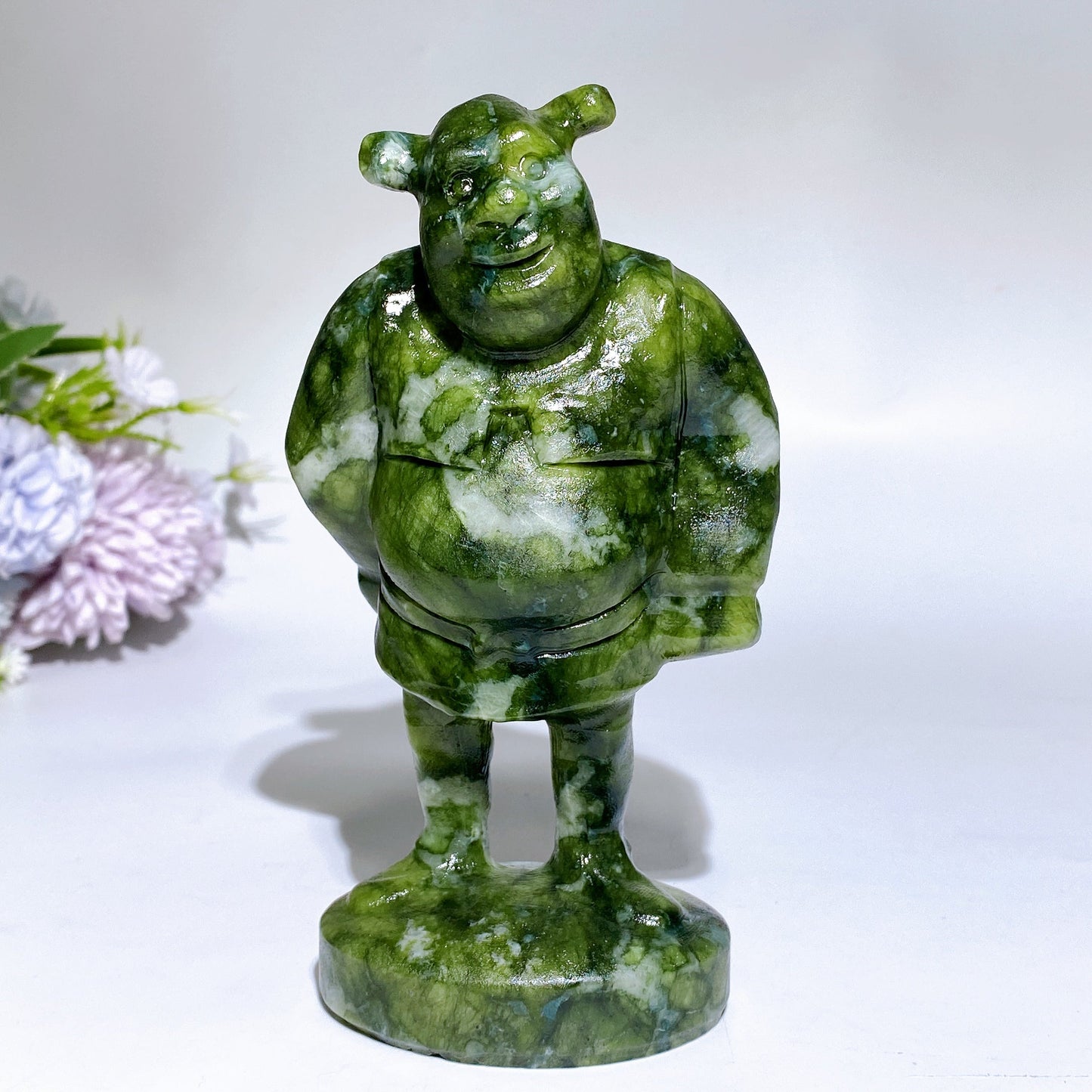 3.9"-5.9" Serpentine Cartoon Character Carving Crystal Healing Bulk Wholesale