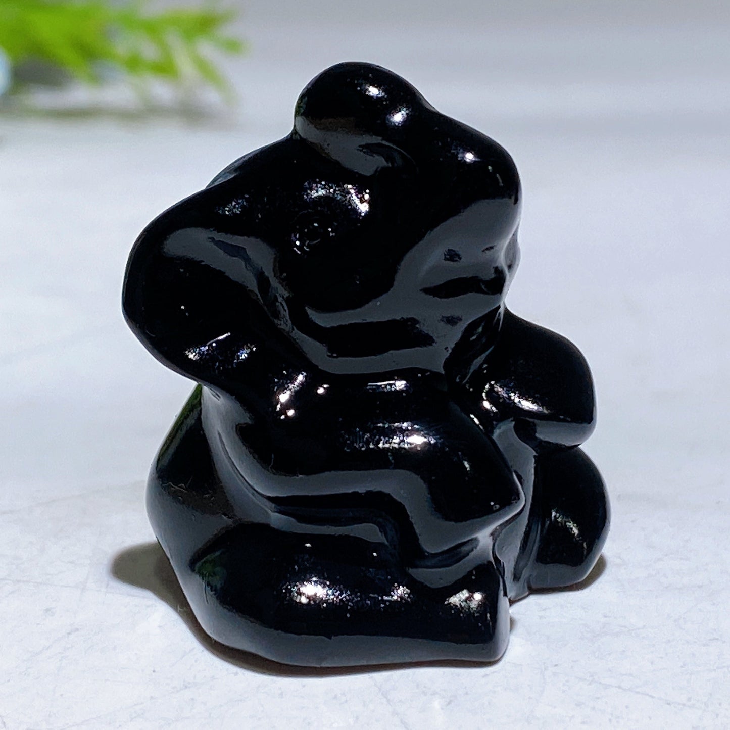 1.4" Crystal Elephant Carving Crystal Healing Bulk Wholesale