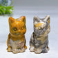 1.2" Crystal Cat Carving Crystal Healing Bulk Wholesale