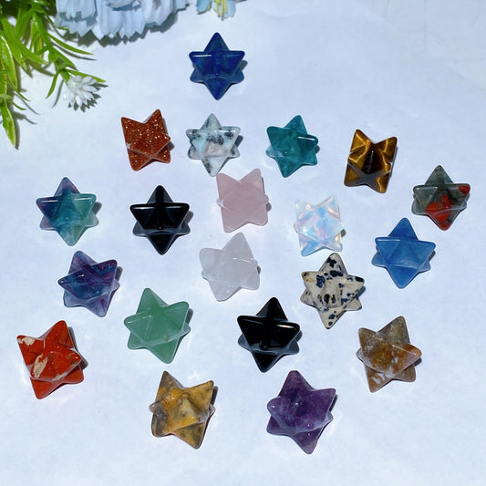 17mm Crystal Merkaba Carving Crystal Healing Bulk Wholesale