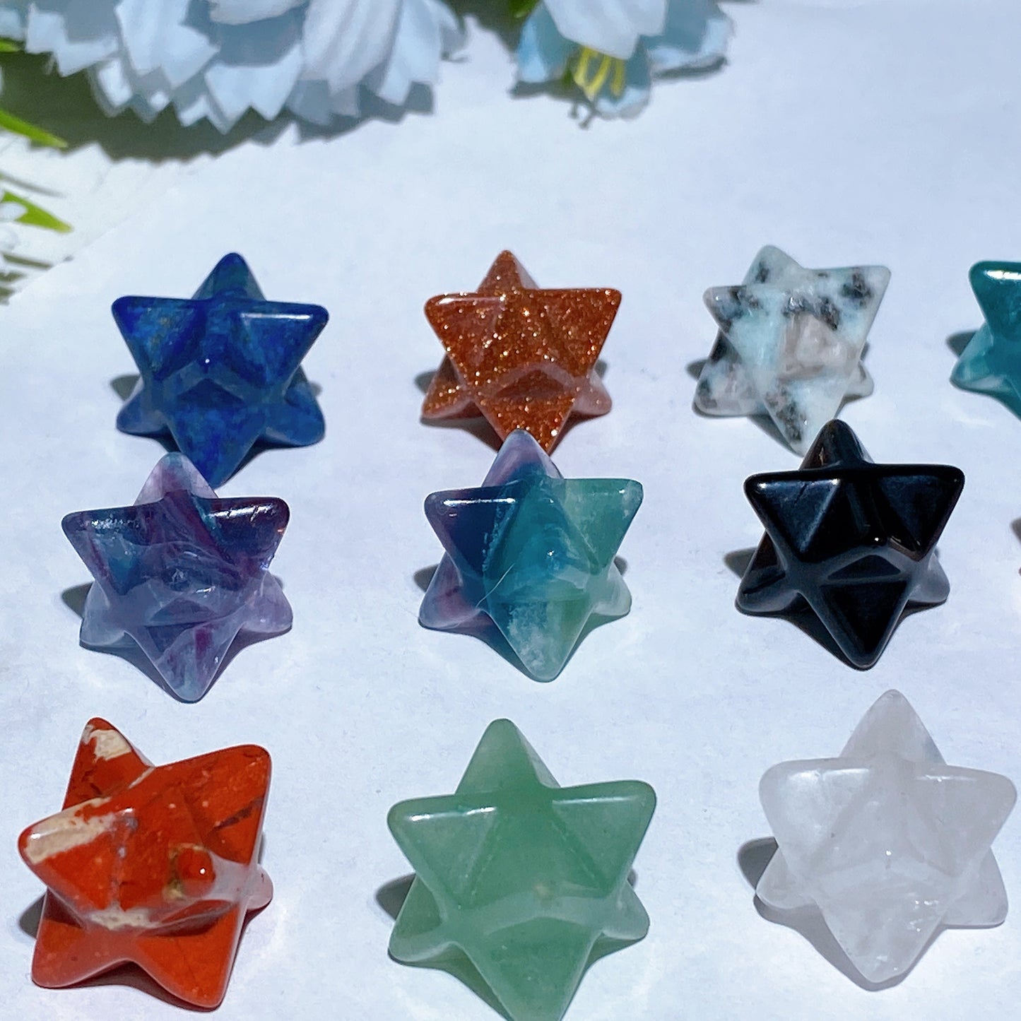 17mm Crystal Merkaba Carving Crystal Healing Bulk Wholesale