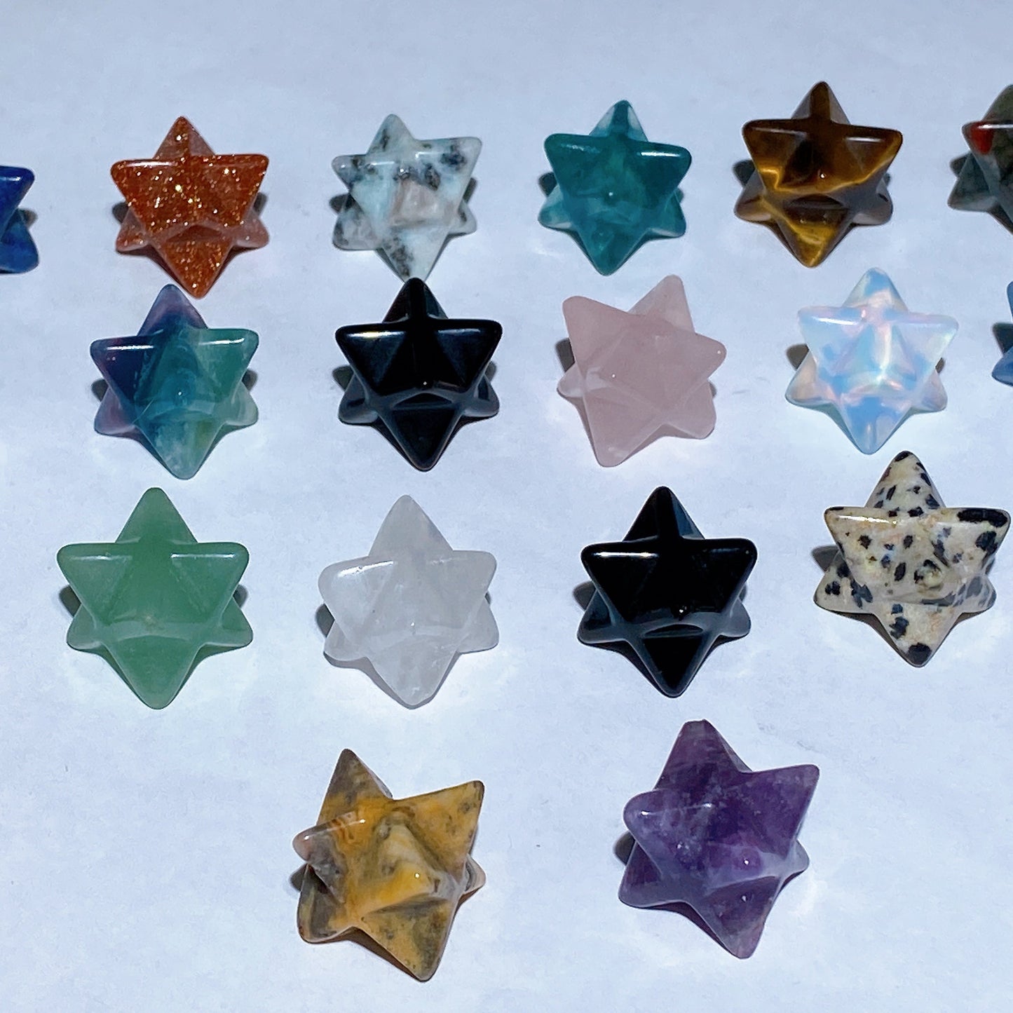 17mm Crystal Merkaba Carving Crystal Healing Bulk Wholesale