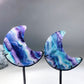 Rainbow Fluorite Moon Carving with Stand Crystal Healing Bulk Wholesale