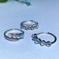 Sterling Silver Moonstone Ring Crystal Healing Bulk Wholesale