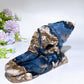 18cm UV Reactive Volcanic Agate Lizard Carving Crystal Healing Bulk Wholesale