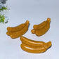 2.5" Yellow Jade Banana Fruit Carving Crystal Healing Bulk Wholesale