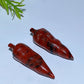 1.9" Crystal Chili Vegetable Carving Crystal Healing Bulk Wholesale