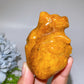 3.0" Golden Healer Biological Heart Carving Crystal Healing Bulk Wholesale