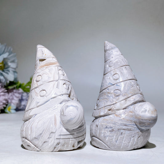 3.3" White Onyx Dwarf Carving Crystal Healing Bulk Wholesale