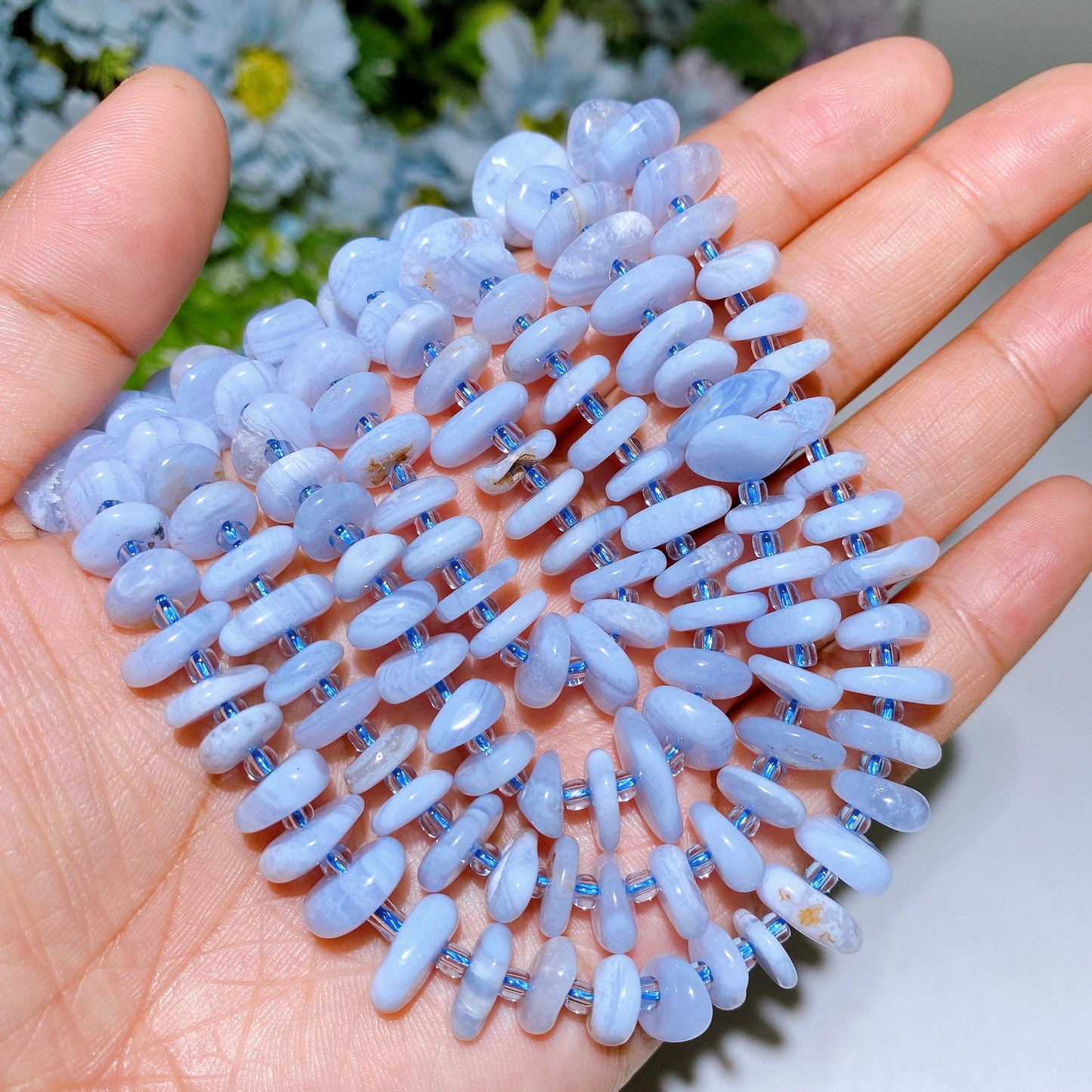 8-10mm Crystal Chips String for Jewelry DIY Crystal Healing Bulk Wholesale