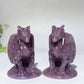 2.7" Lepidolite Dragon Carving Crystal Healing Bulk Wholesale