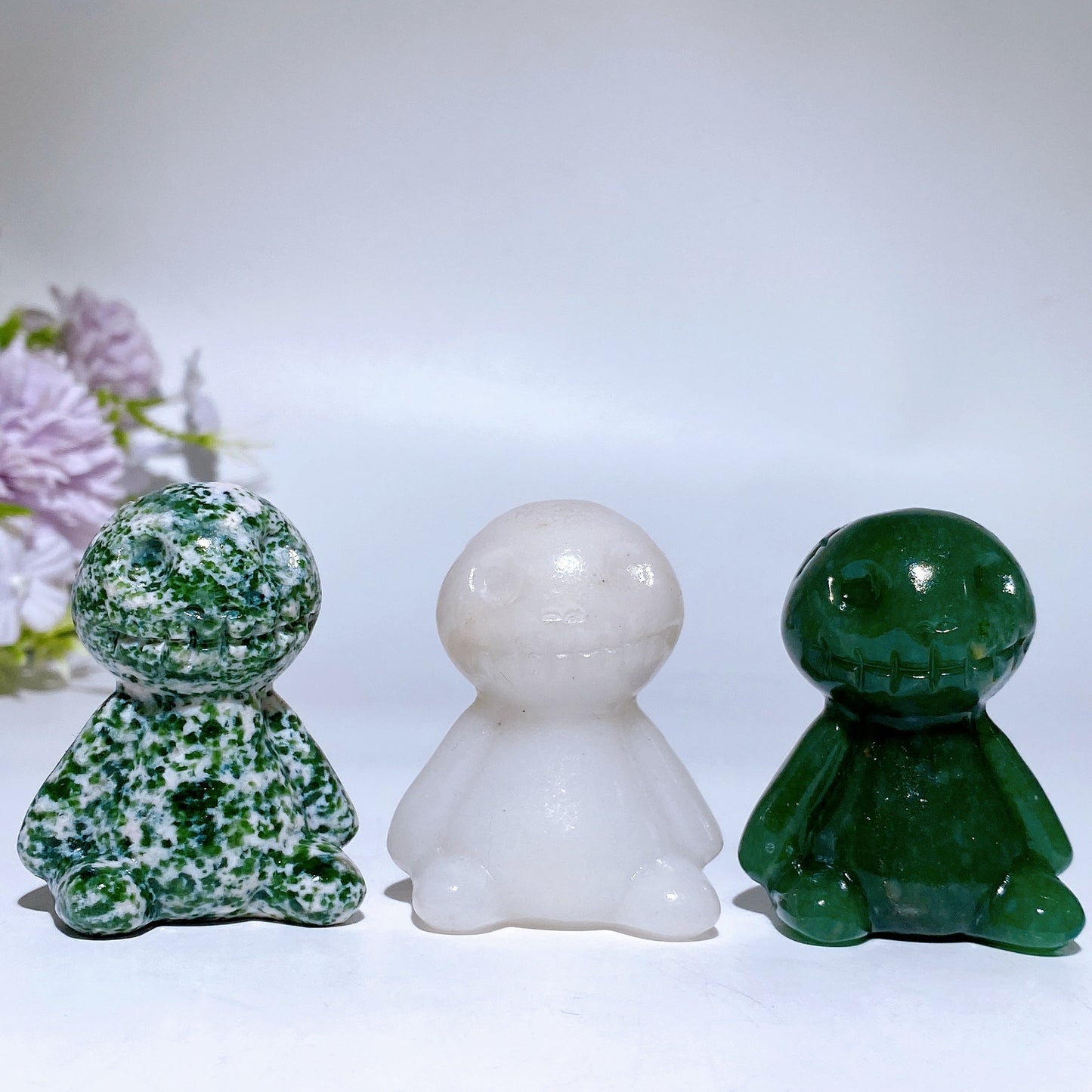 2.1"-2.4" Crystal Voodoo Doll Carving Crystal Healing Bulk Wholesale