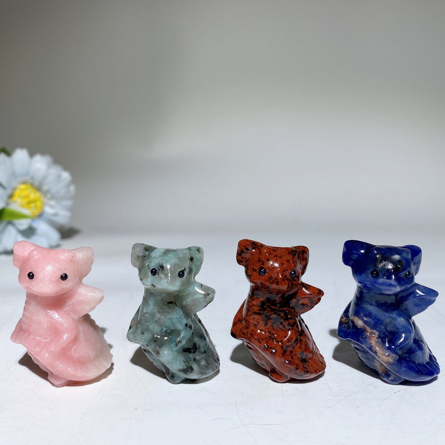 1.5" Crystal Dragon Carving Crystal Healing Bulk Wholesale