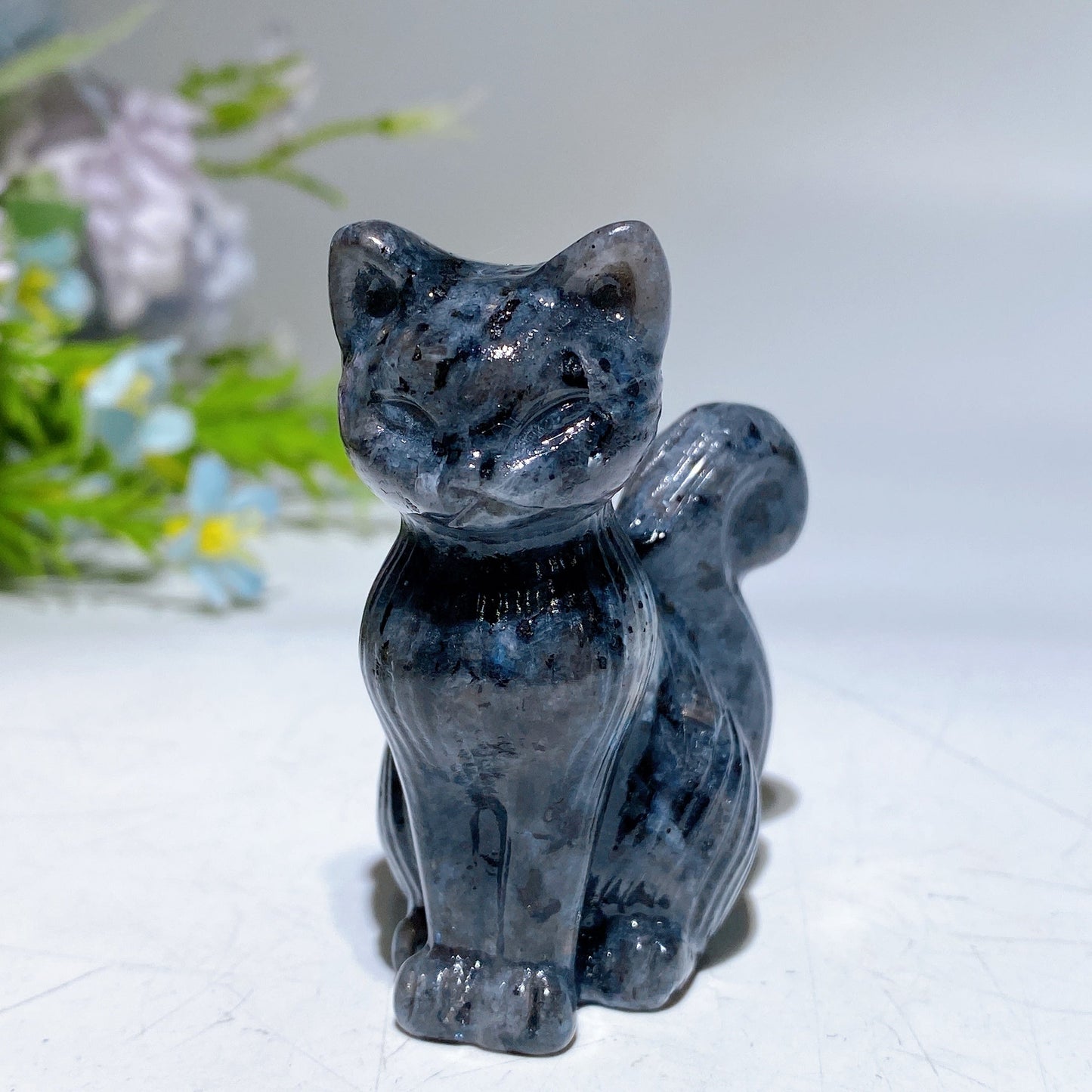 2.4" Crystal Cat Carving Crystal Healing Bulk Wholesale