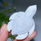 2.2" Druzy White Agate Turtle Carving Crystal Healing Bulk Wholesale