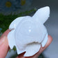 2.2" Druzy White Agate Turtle Carving Crystal Healing Bulk Wholesale