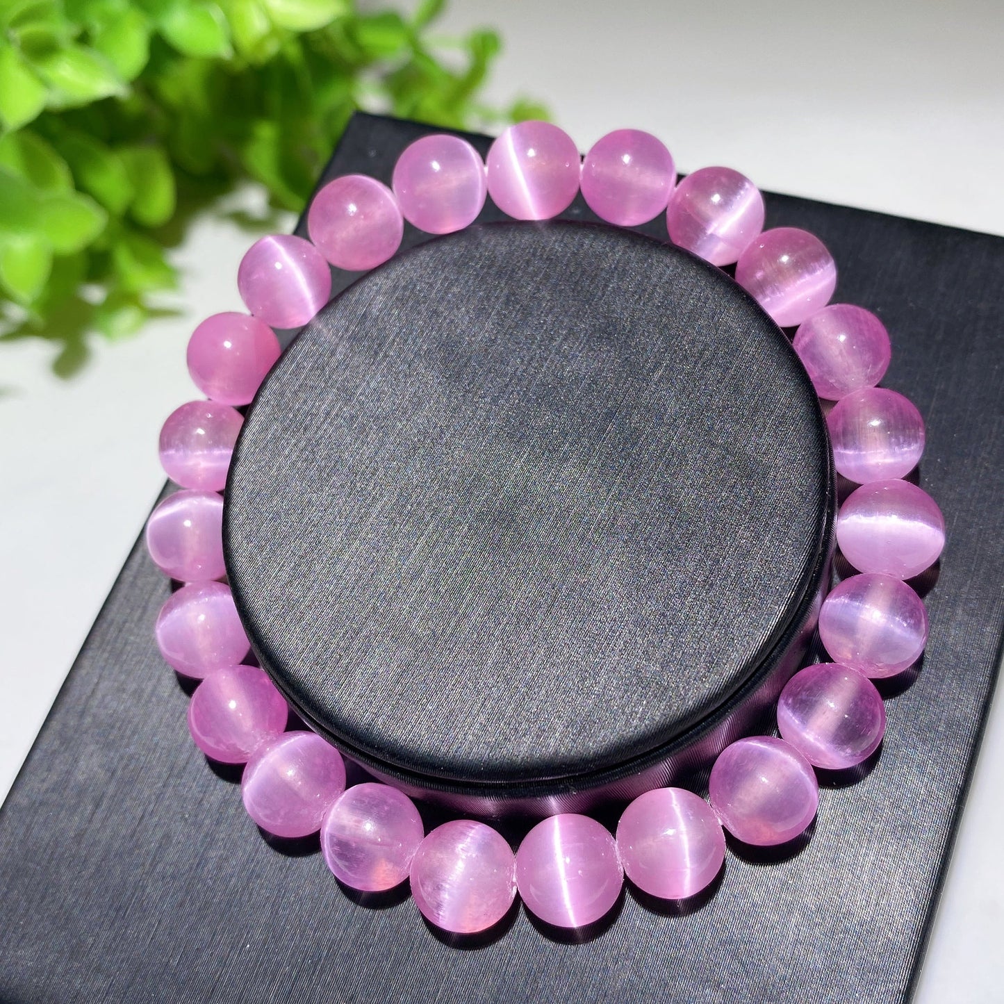 8mm Aura Selenite Bracelet Crystal Healing Bulk Wholesale