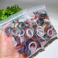 15-22mm Mixed Crystal Rings Bag Crystal Healing Bulk Wholesale