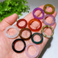 15-22mm Mixed Crystal Rings Bag Crystal Healing Bulk Wholesale