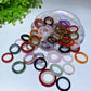 15-22mm Mixed Crystal Rings Bag Crystal Healing Bulk Wholesale