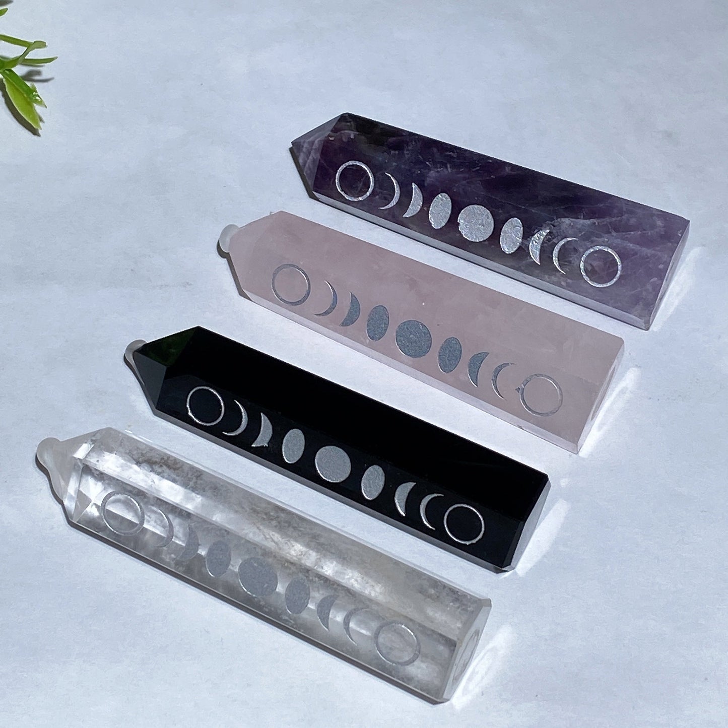 3.0" Mixed Crystal Points 4 Pieces Crystal Healing Bulk Wholesale