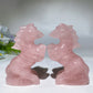 3.3" Rose Quartz Horse Carving Valentine's Day Gift Crystal Healing Bulk Wholesale