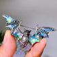 Abalone Shell Bat Shape Pendant Brooch Crystal Healing Bulk Wholesale