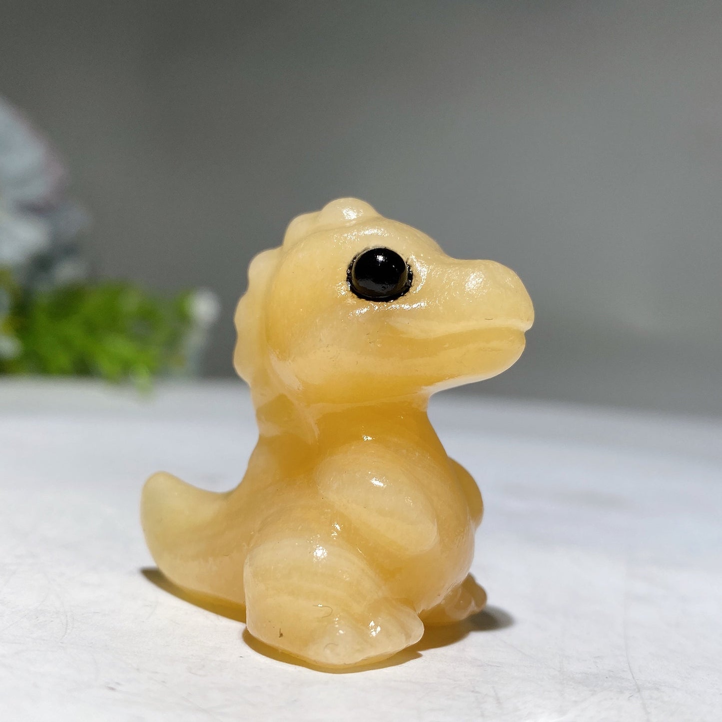 1.5" Crystal Dinosaur Carving Crystal Healing Bulk Wholesale