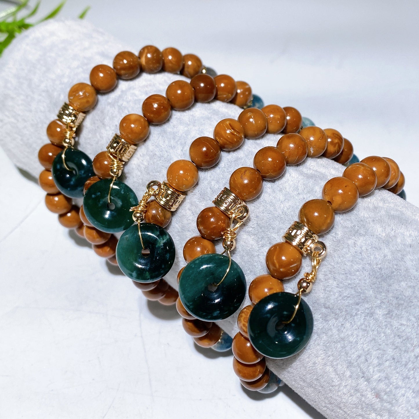 8mm Kyanite Wood Jade Bracelet Crystal Healing Bulk Wholesale