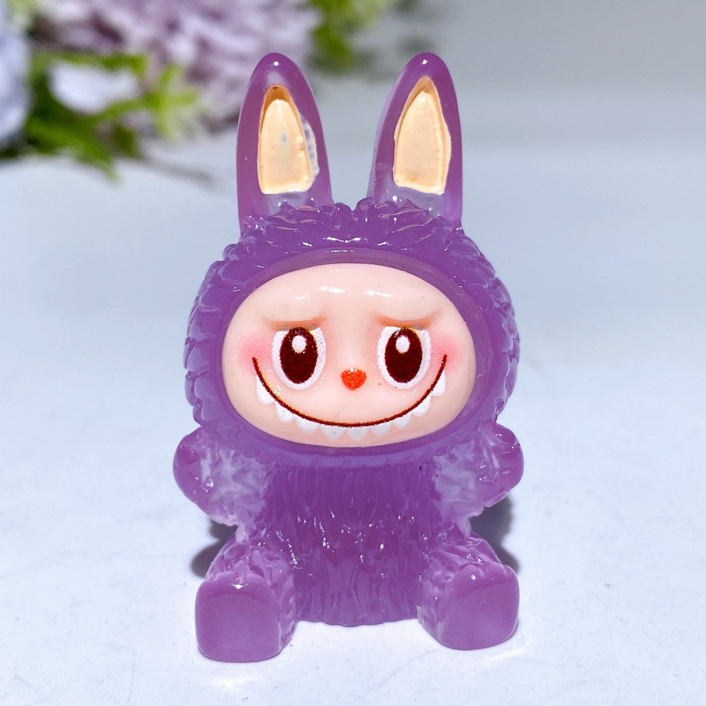 45mm Luminous Labubu Carving Crystal Heealing Bulk Wholesale
