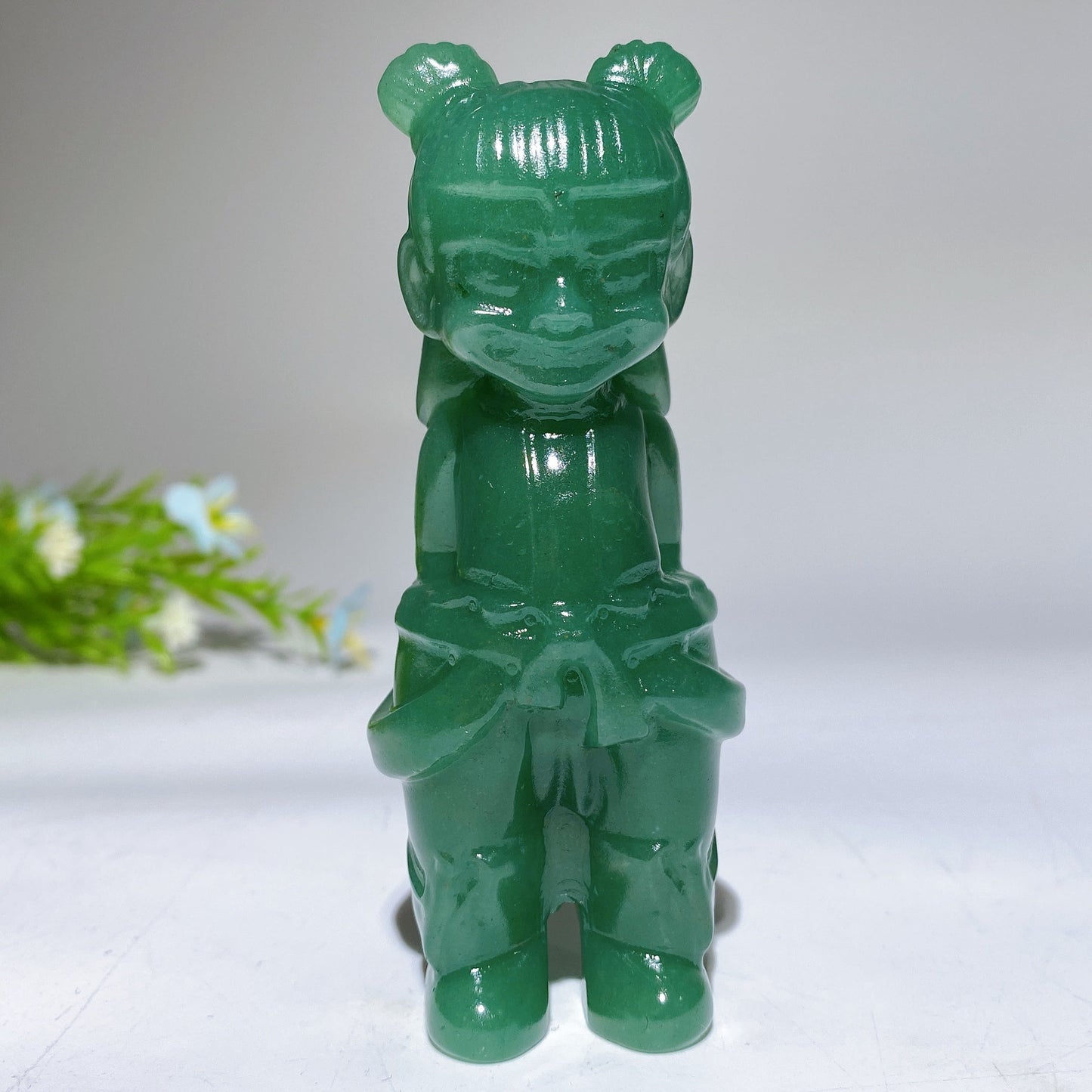 3.9" Crystal Nezha Carving Crystal Healing Bulk Wholesale