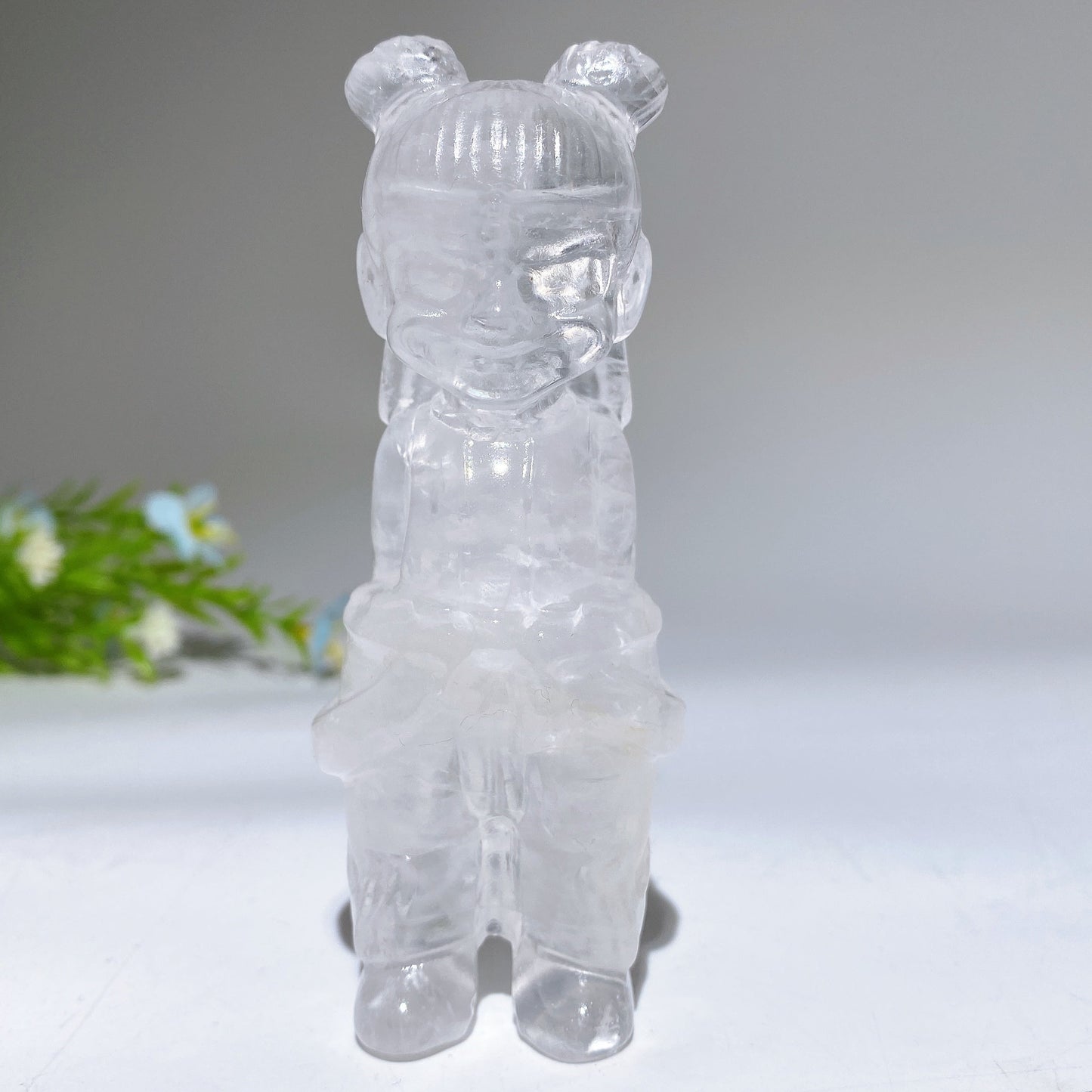 3.9" Crystal Nezha Carving Crystal Healing Bulk Wholesale