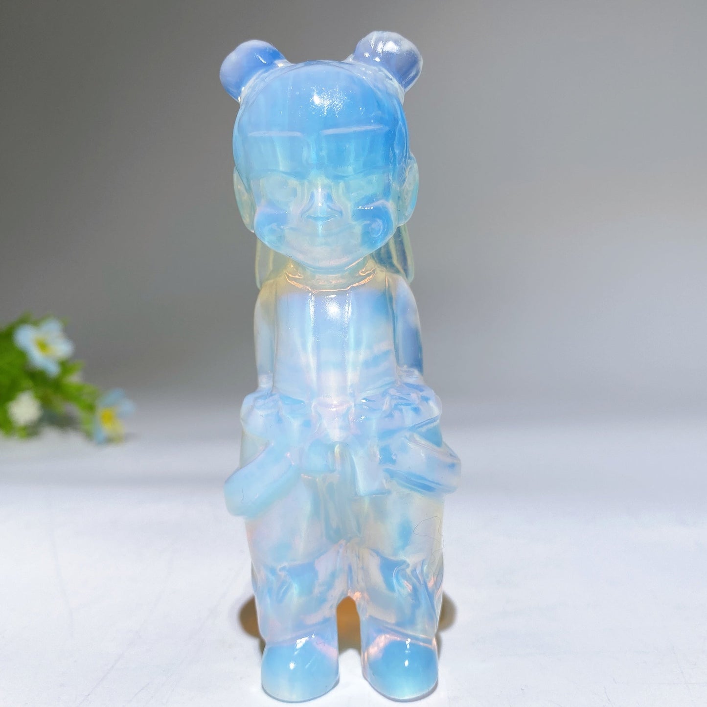 3.9" Crystal Nezha Carving Crystal Healing Bulk Wholesale
