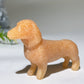 3.0" Crystal Sausage Dog Carving Crystal Healing Bulk Wholesale