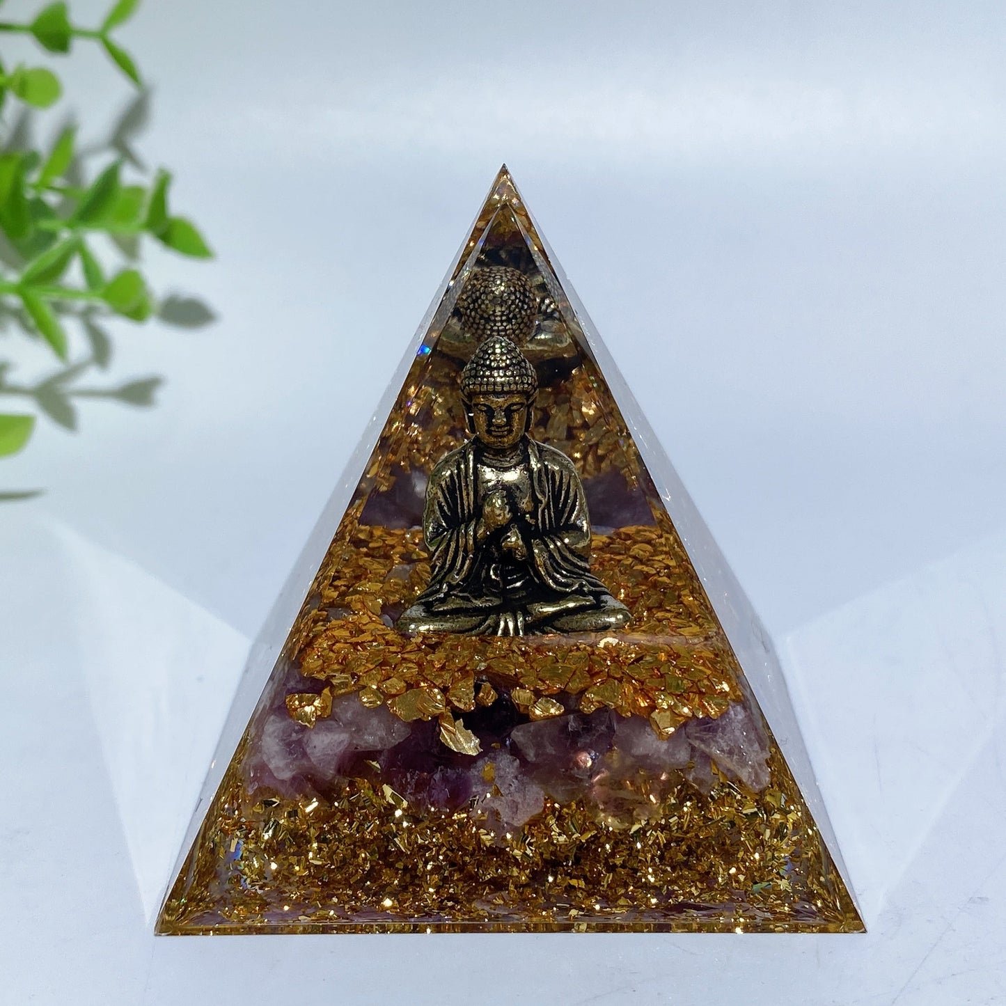 Crystal Chips Resin Orgone Pyramid Crystal Healing Bulk Wholesale