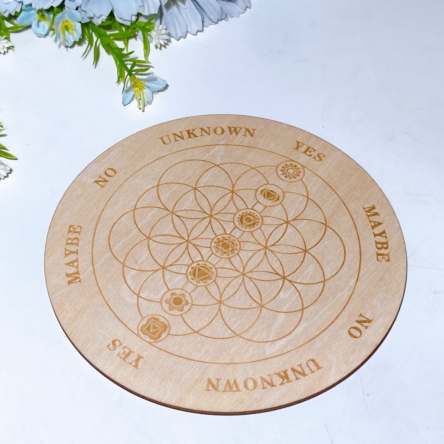 Wooden Pendulum  Divination Plate Crystal Healing Bulk Wholesale