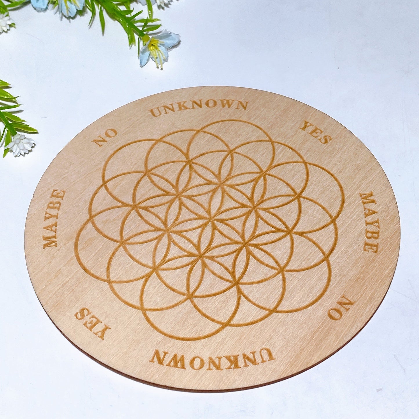 Wooden Pendulum  Divination Plate Crystal Healing Bulk Wholesale