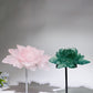 Rose Quartz Fluorite Peony Carving with Stand Crystal Healing Set Bulk Wholesale