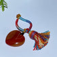 Crystal Heart with Rope Tassels Key Chain Crystal Healing Bulk Wholesale