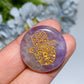 24mm Crystal Round Slab with Chakra Hand Printing Crystal Healing Bulk Wholesale