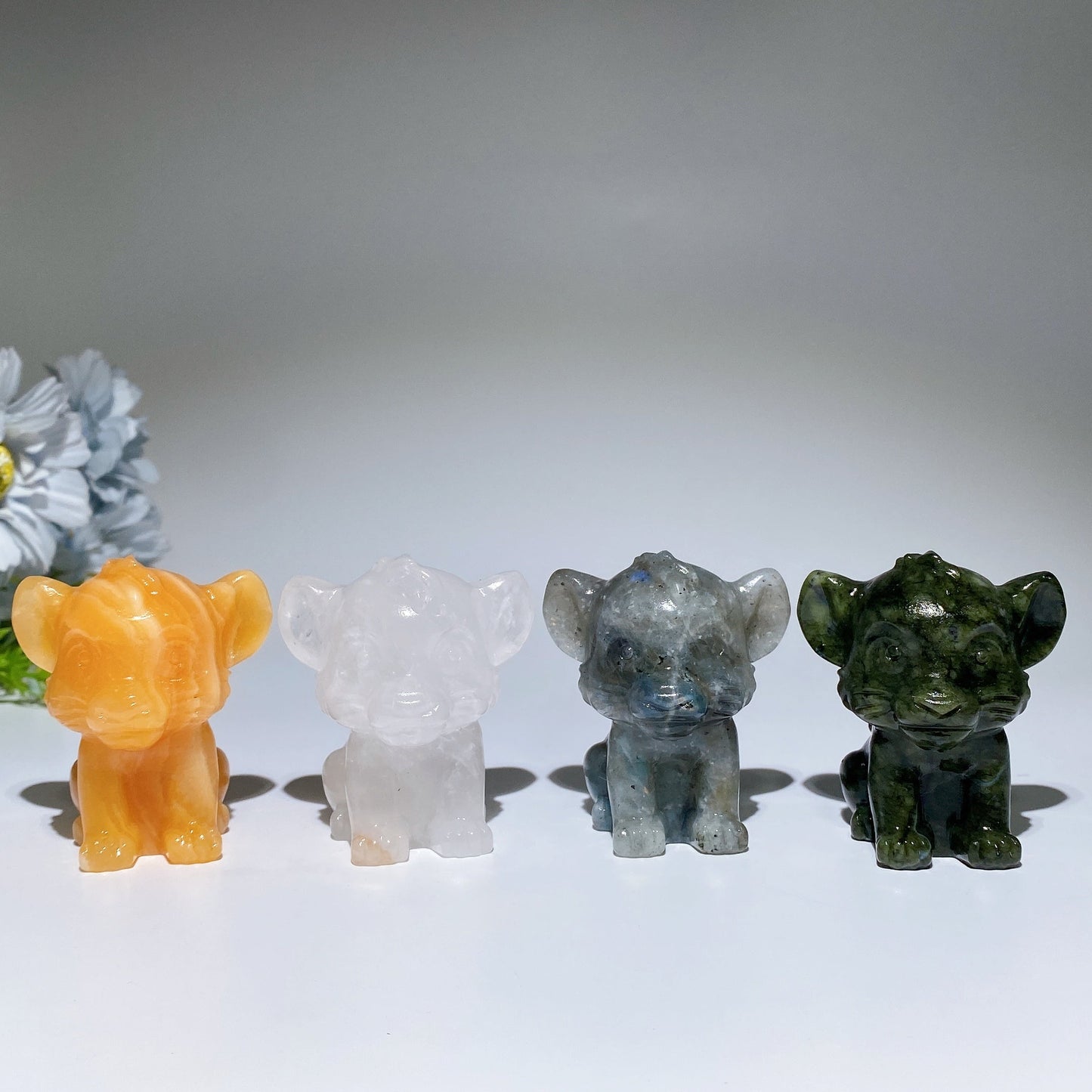2.4" Crystal Simba Carving Crystal Healing Bulk Wholesale