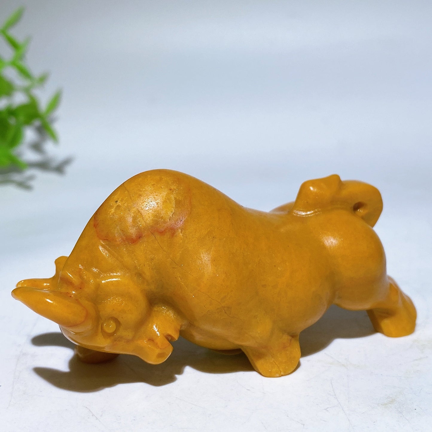 3.1" Crystal Bull Carving Crystal Healing Bulk Wholesale