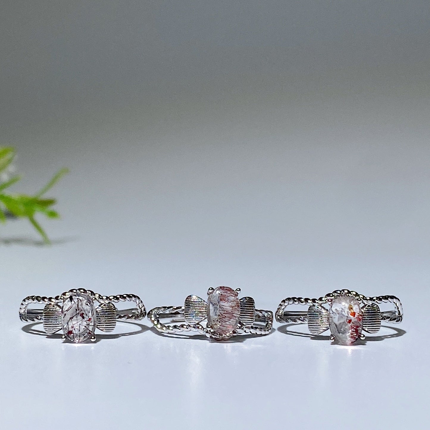 Cooper Plated Silver Ring Crystal Healing Bulk Wholesale