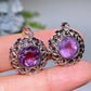2cm Faceted Amethyst Pendant Crystal Healing Bulk Wholesale