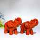 3.0" Red Jasper Elephant Carving Crystal Healing Bulk Wholesale