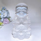Selenite Guanyin Buddha Carving Crystal Healing Bulk Wholesale