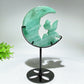 Crystal Fairy on Moon Carving with Stand Crystal Healing Bulk Wholesale